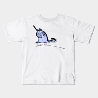 B KLIBAN FAT CAT Kids T-Shirt